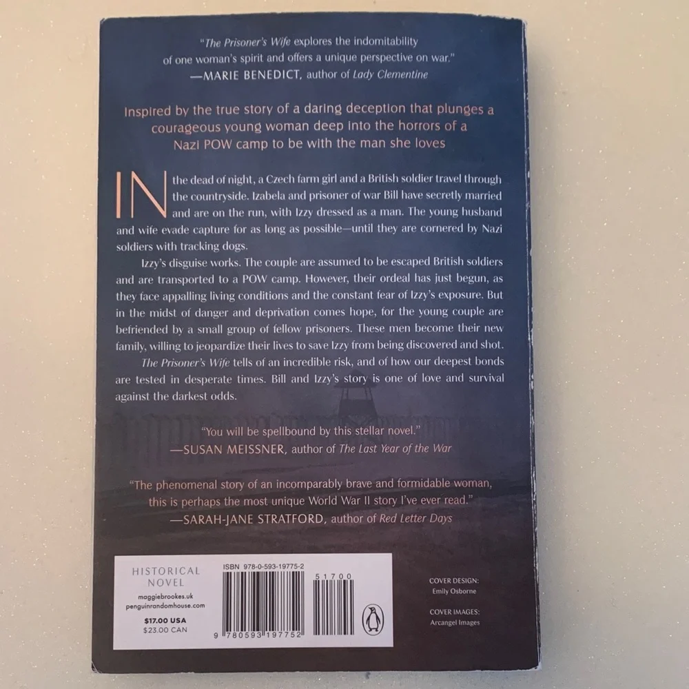 The Prisoner's Wife by Maggie Brookes - Elegant Blue Cover Book - Picture 2 of 8